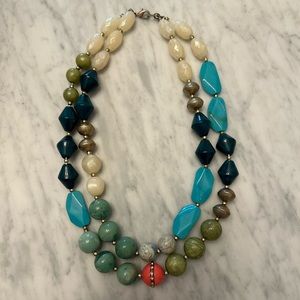 Anthropologie Beaded Necklace HTF GUC